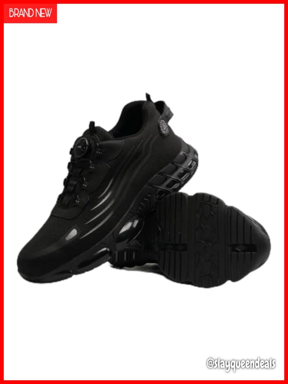 Steel Toe Work Sneakers Lightweight Breathable Safety Shoes Button Closure